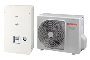 Toshiba HWS-P805H8R-E / HWS-P805XWHT9-E ESTIA High Power Hydrobox (R32, 3 fázis, 9 kW-os elektromos patronnal)